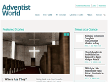 Tablet Screenshot of adventistworld.org